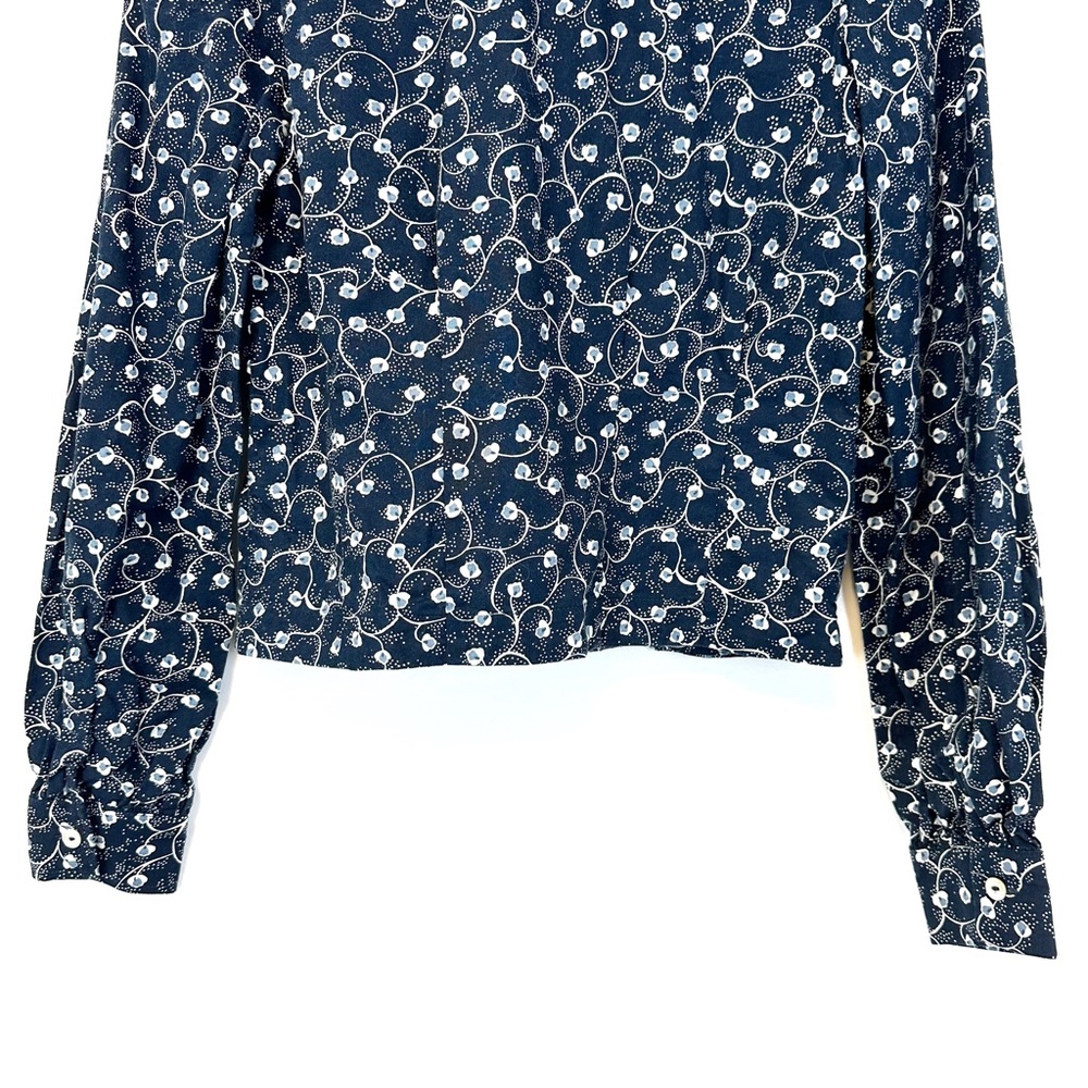 Aritzia | Wilfred | Blythe Blouse in Washed Blue Dark Espace Size XXS - Picture 8 of 12